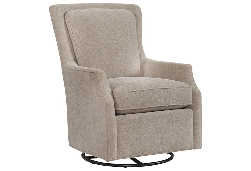 Kent  Swivel Glider Chair by Bassett at Esprit Decor Home Furnishings